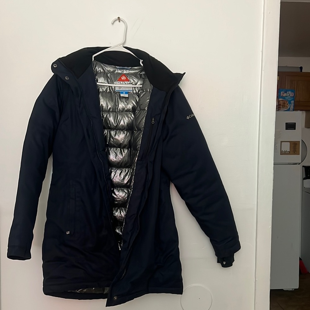 Columbia Omni-Tech waterproof, breathable long coat